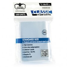 Ultimate Guard 100 - Standard Classic Soft Deck Protector Sleeves - Clear - UGD010001