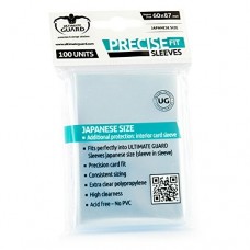 Ultimate Guard 100 - Mini Size Precise Fit Deck Protector Sleeves - Transparent - UGD010070