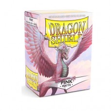 Dragon Shield 100 - Standard Deck Protector Sleeves - Matte Pink- AT-11012