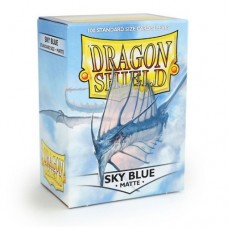 Dragon Shield 100 - Standard Deck Protector Sleeves - Matte Sky Blue - AT-11019