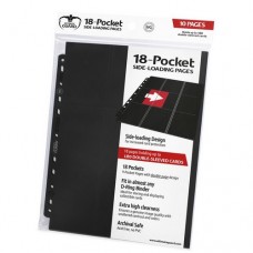 Ultimate Guard 18-Pocket Side-Loading 10 pages - Black - UGD010404