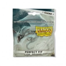 Dragon Shield 100 - Perfect Fit Deck Protector Sleeves - Clear Sideloaders - AT-13101