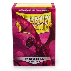 Dragon Shield 100 - Standard Deck Protector Sleeves - Matte Magenta - AT-11026