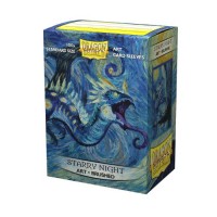 Dragon Shield 100 - Standard Deck Protector Sleeves - ​​Brushed Art Starry Night - AT-12056