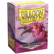 Dragon Shield 100 - Standard Deck Protector Sleeves - Matte Pink Diamond - AT-11039