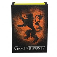 Dragon Shield 100 - Standard Deck Protector Sleeves - Brushed Art Matte - Game of Thrones - House Lannister - AT-16030