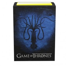 Dragon Shield 100 - Standard Deck Protector Sleeves - Brushed Art Matte - Game of Thrones - House Greyjoy - AT-16032