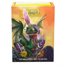 Dragon Shield 100 - Standard Deck Protector Sleeves - Brushed Art Easter Dragon 2022 - AT-12081