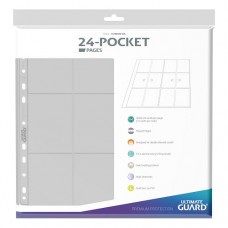 Ultimate Guard - 24-Pocket QuadRow Pages Side-Loading - Clear - UGD011321