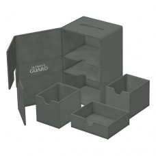 Ultimate Guard 160+ Xenoskin Twin Flip n Tray Deck Case Box - Monocolor - Grey - UGD011241