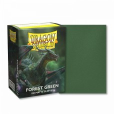 Dragon Shield 100 - Standard Deck Protector Sleeves - Forest Green - AT-11056