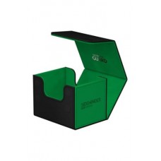 Ultimate Guard 100+ SideWinder Standard Size XenoSkin Deck Case - SYNERGY Black & Green - UGD011324