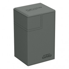 Ultimate Guard 80+ Xenoskin Flip n Tray Deck Case Box - Monocolor Grey - UGD011225