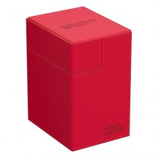 Ultimate Guard 133+ Xenoskin Flip n Tray Deck Case Box - Red - UGD011387